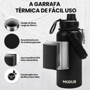 MODUS Garrafa Térmica  1000ml Corda espessa tecida à mão Isolamento por 12 horas e duradouro
