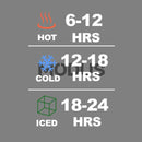 MODUS Garrafa Térmica  1000ml Corda espessa tecida à mão Isolamento por 12 horas e duradouro