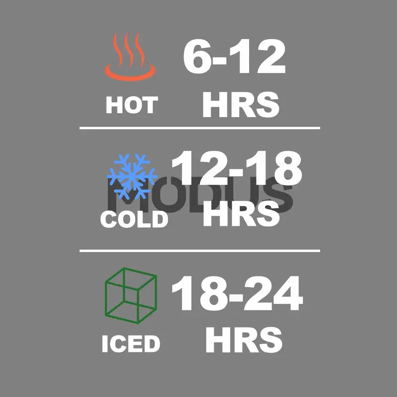 MODUS Garrafa Térmica  1000ml Corda espessa tecida à mão Isolamento por 12 horas e duradouro
