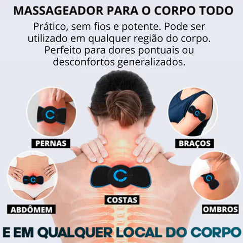 Massageador Elétrico Recarregável Portátil Fitgrace