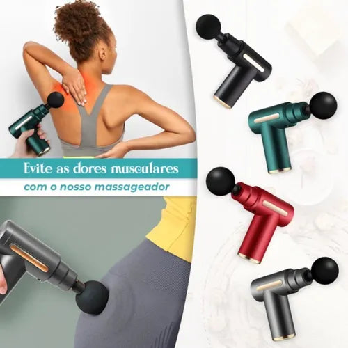Pistola Massageadora Elétrica Fitgrace