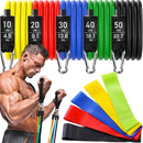 Kit 11 Peças de Elásticos De Resistência Fitgrace® TREINO EM CASA