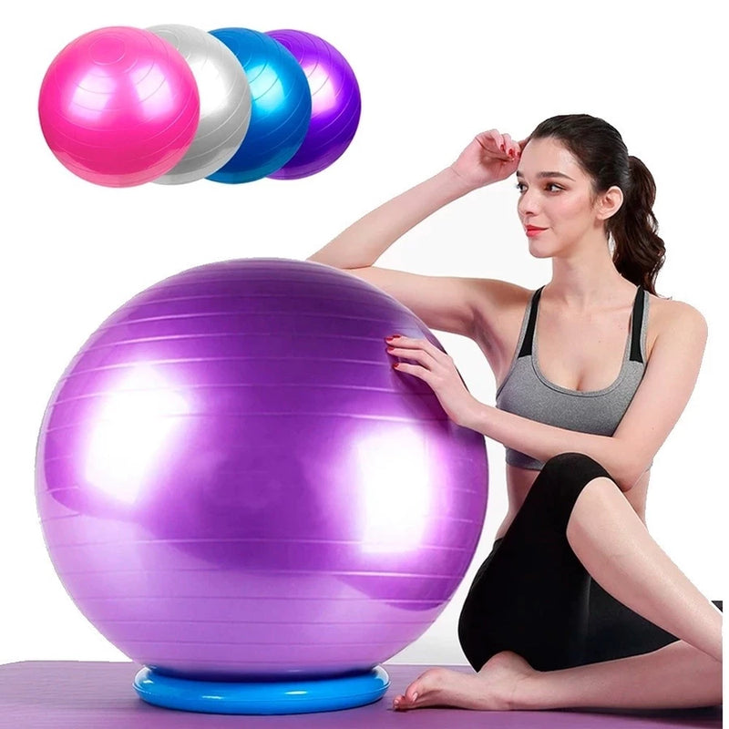 Bola Pilates Yoga+ Bomba Para Encher