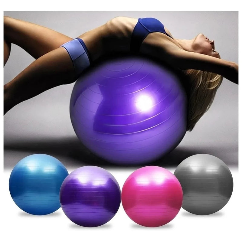 Bola Pilates Yoga+ Bomba Para Encher